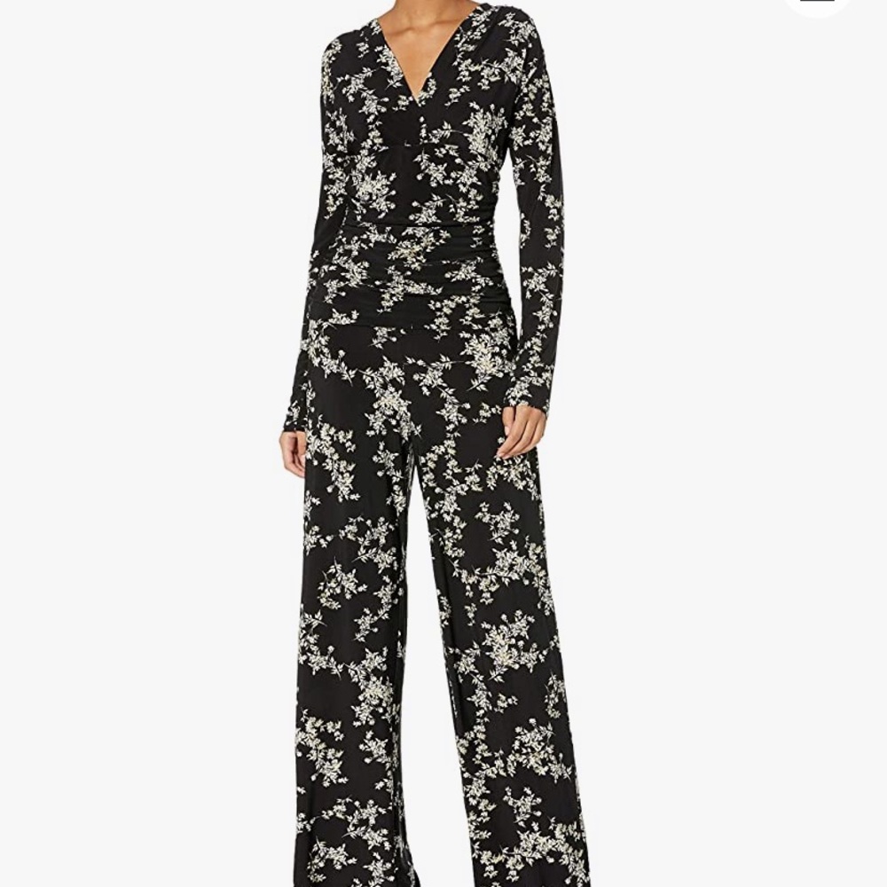 Norma Kamali Shirred Waist Jumpsuit